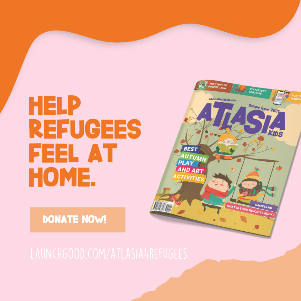 Help refugees feel at home with Atlasia Kids