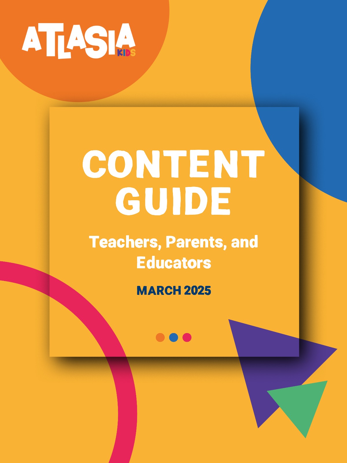 content guide march 2025